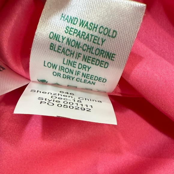 Lilly Pulitzer Allyson Dress Size 00 Pink Tropics Floral Lace NWT - Picture 10 of 16